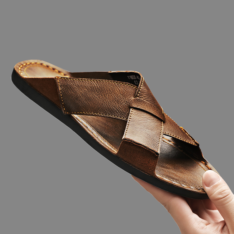 Men'S Shoes Hey Dude - Zapatillas de hombre de cuero genuino