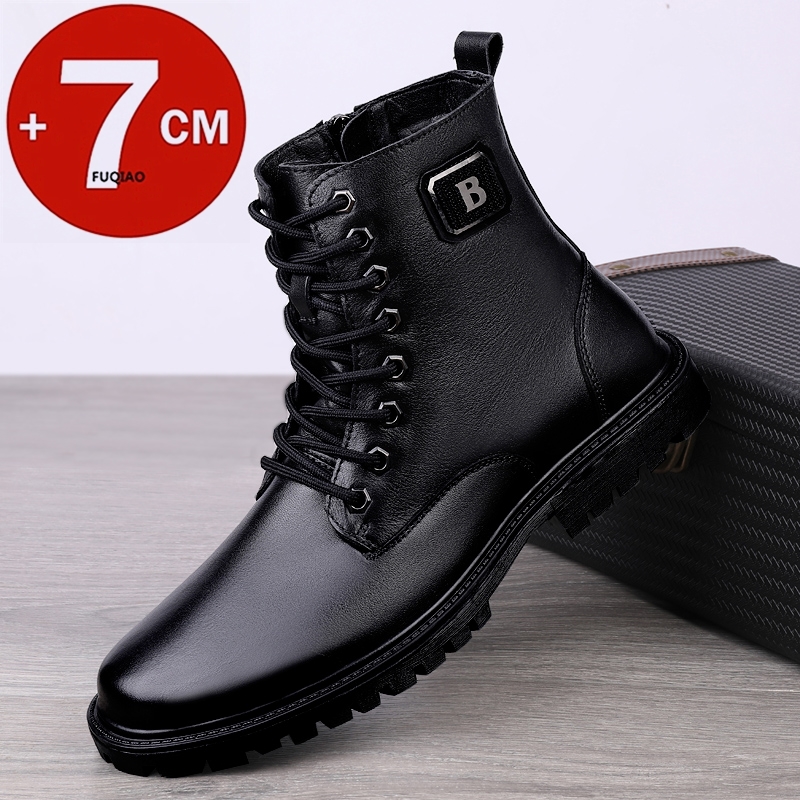 Botas con elevador de cuero ge - Men'S Shoes With Height Increase reseña y precio