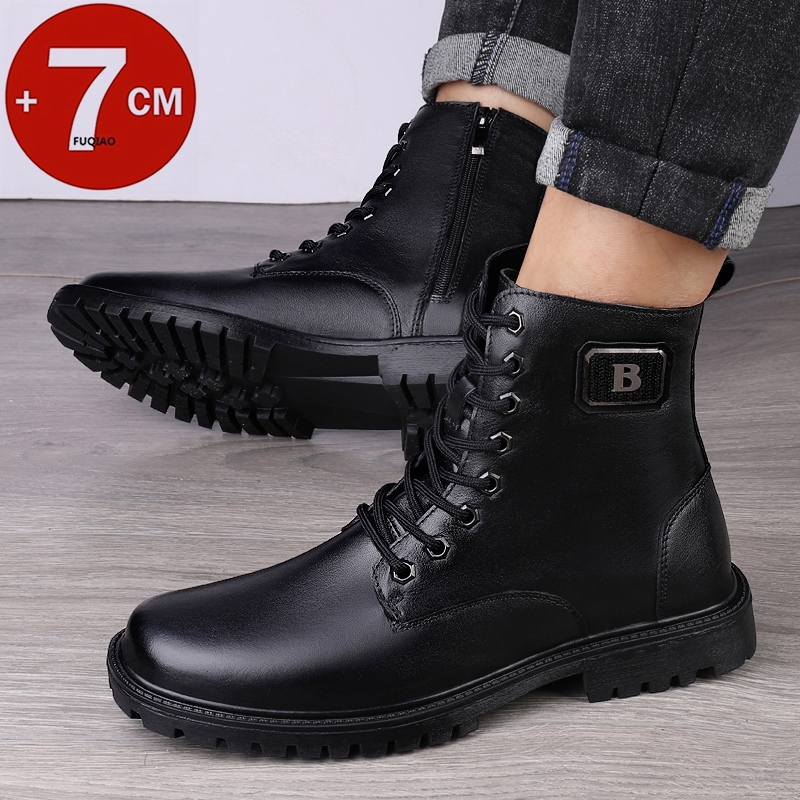 Botas con elevador de cuero ge - Men'S Shoes With Height Increase reseña y precio