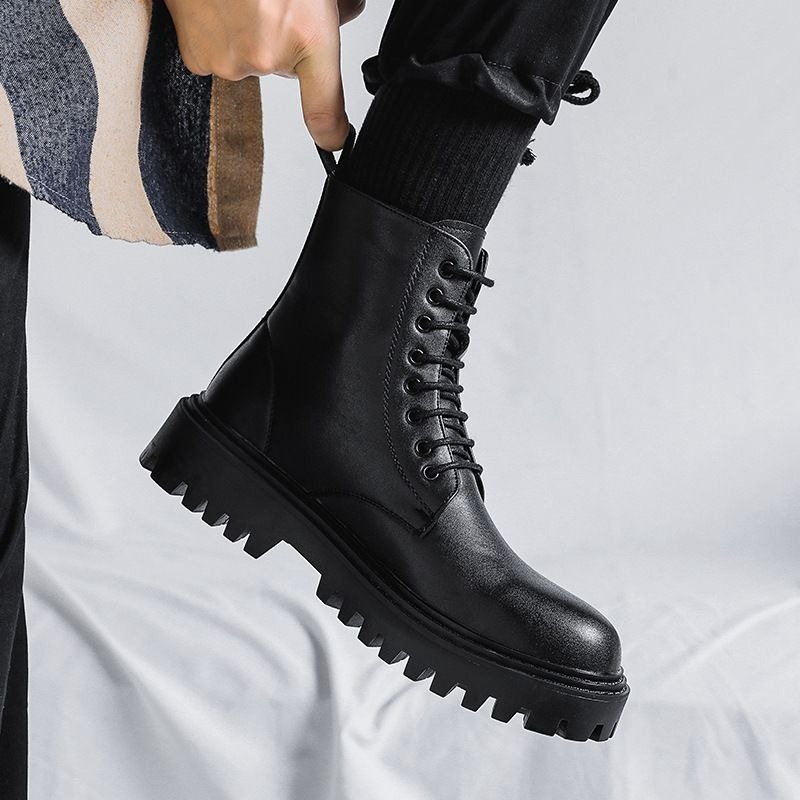 Botas de Cuero para Hombre, Es - Men'S Shoes With Height Increase reseña y precio