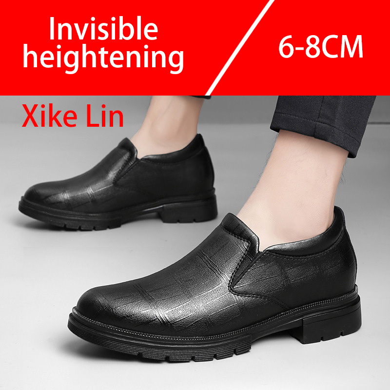 Zapatos informales de cuero pa - Men'S Shoes With Height Increase reseña y precio