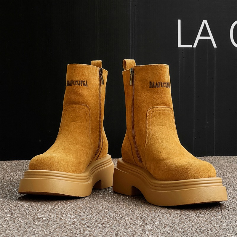 Botas Cortas de Invierno Estil - Men'S Shoes With Height Increase reseña y precio