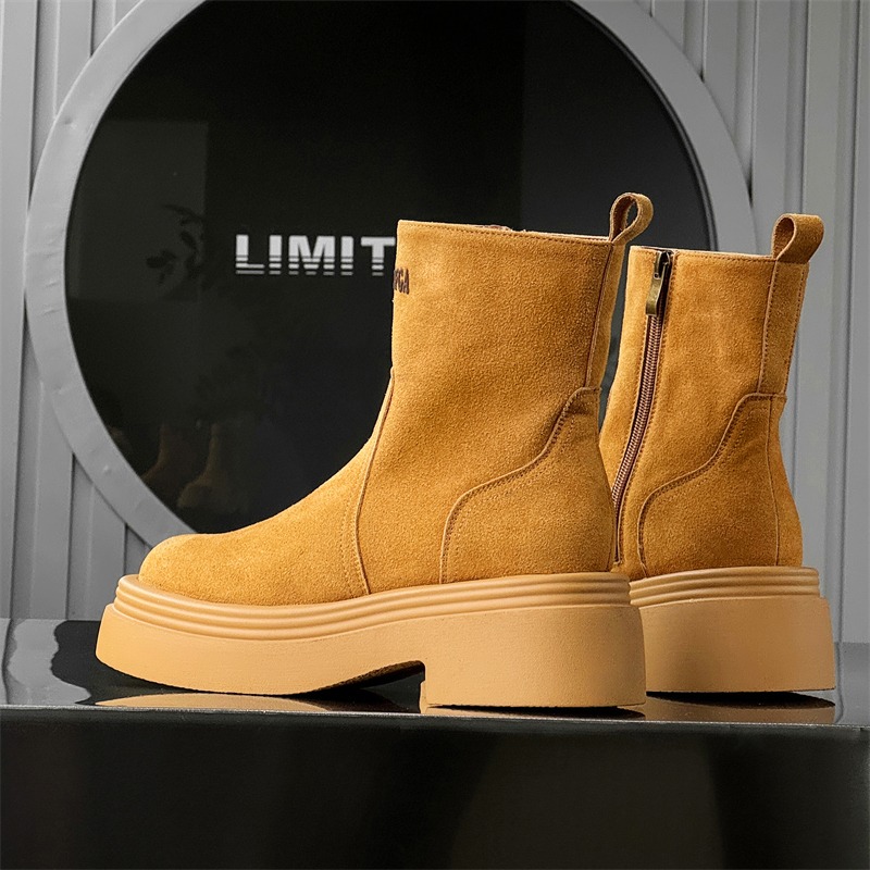 Botas Cortas de Invierno Estil - Men'S Shoes With Height Increase reseña y precio