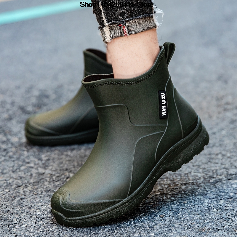Nuevas botas de lluvia antides - Men'S Shoes Water Resistant reseña y precio