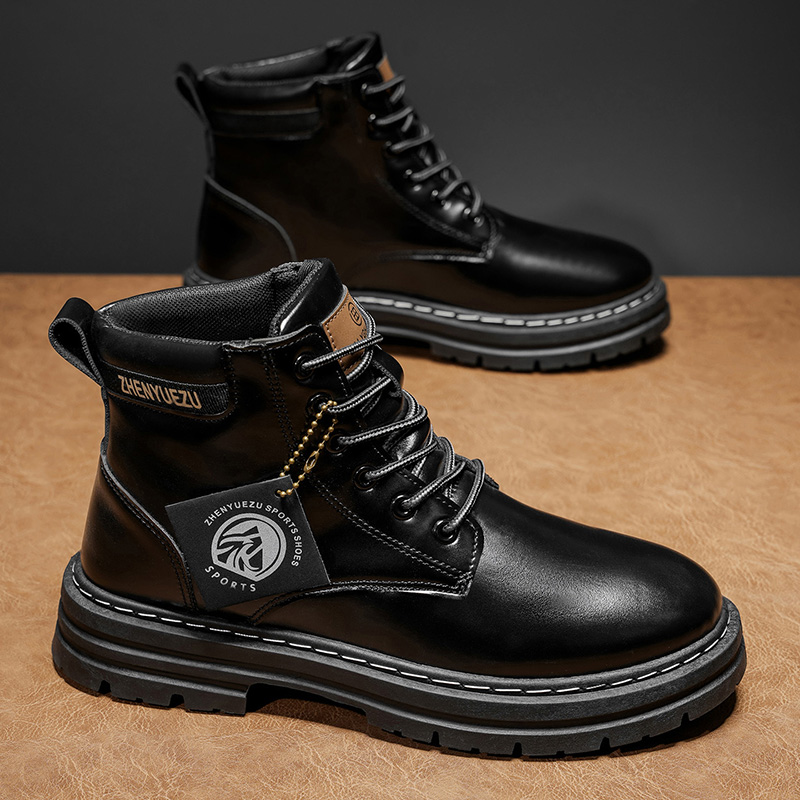 Botas Cortas Retro de Otoño e  - Men'S Shoes With Height Increase reseña y precio