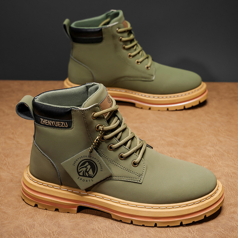 Botas Cortas Retro de Otoño e  - Men'S Shoes With Height Increase reseña y precio