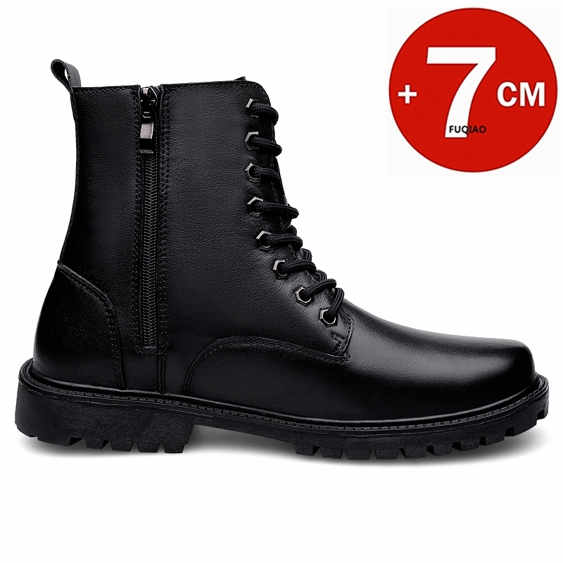 Botas de cuero para hombre con - Men'S Shoes With Height Increase reseña y precio